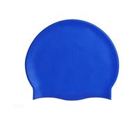 Cappello da nuoto in tessuto super elasticizzato, Cuffia da nuoto in silicone for adulti multicolore 20x24cm(Dark blue)