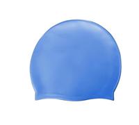 Cappello da nuoto in tessuto super elasticizzato, Cuffie da nuoto in silicone multicolore 19 x 22 cm(Blue)