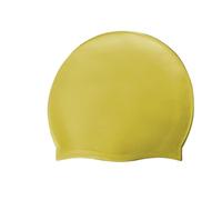 Cappello da nuoto in tessuto super elasticizzato, Cuffie da nuoto in silicone multicolore 19 x 22 cm(Yellow)