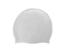 Cappello da nuoto in tessuto super elasticizzato, Cuffie da nuoto in silicone multicolore 19 x 22 cm(Grey)