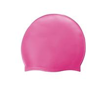 Cappello da nuoto in tessuto super elasticizzato, Cuffie da nuoto in silicone multicolore 19 x 22 cm(Red)