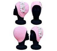CAPPELLO Da Nuoto Retro Classico Femminile A Fiori CHEX Lucca Waffle Bubble