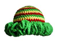 Cappello da palcoscenico a prova di sudore | Cappelli artistici per giovani per vacanze all'aperto, cappello elastico lavorato a maglia per foto di famiglia