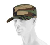 Cappello da pattuglia Helikon-Tex Combat PolyCotton Rip-Stop - US Woodland universale