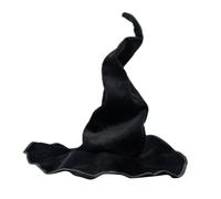 Cappello da per Halloween, largo, pieghevole, a punta, elegante, per feste di carnevale, per tutti i santi