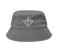 Cappello Da Pesca Captain With A Boat Anchor Cappellino a Secchiello