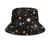 Cappello da Pesca Casual Unisex Vacanze Berretto Piatto Cappello Bob per Escursionismo Viaggio, Shining Star Night Sky Pattern