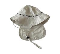 Cappello da pesca traspirante Hot Day Spring Bucket Neck Protect Fisherman per bambini Cappello da esterno delicato sulla pelle per bambini con copertura per il collo Cappelli Protezioni solari per