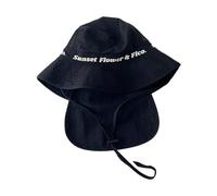 Cappello da pesca traspirante Hot Day Spring Bucket Neck Protect Fisherman per bambini Cappello da esterno delicato sulla pelle per bambini con copertura per il collo Cappelli Protezioni solari per