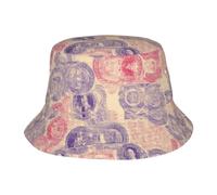 Cappello da pescatore a due colori, pieghevole, per esterni, colore: nero