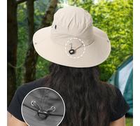 Cappello da pescatore a larga con guscio interno rigido, da golf e