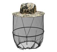 Cappello da pescatore antizanzare 1 pezzo, maschera repellente, cappello antizanzare regolabile, cappello da apicoltura, cappello da pesca con protezione solare, adatto per attività all'aperto