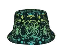 Cappello da Pescatore astrologico Magico per Donna Uomo, Cappello da Pescatore Ripiegabile alla Moda per Viaggi in Vacanza al Mare