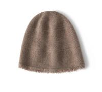 Cappello da Pescatore Cappello da Pescatore da Donna in 100% Puro Cashmere Lavorato a Maglia Cappello da Donna Rivelatore del Viso Cappello da Bacino Piccolo Autunno e Inverno Caldo Cappello da Pescat