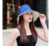 Cappello da Pescatore Cappello da Sole Estivo Pieghevole, Cappello da Pescatore Las Collection, Protezione UV, Crema Solare, Cotone, per La Pesca, Caccia, Tesa Larga, C3 Blue, A