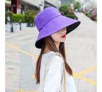 Cappello da Pescatore Cappello da Sole Estivo Pieghevole, Cappello da Pescatore Las Collection, Protezione UV, Crema Solare, Cotone, per La Pesca, Caccia, Tesa Larga, C4 Purple, A