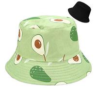 Cappello da pescatore, cappello da spiaggia, cappello da pesca per donne e uomini, da viaggio, reversibile, doppio lato, da pescatore, Verde avocado., taglia unica
