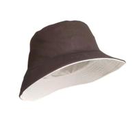 Cappello Da Pescatore Con Approfondimento Allargato A Doppia Faccia A Testa Grande Donna Per Uomo e Donna(Brown beige,XL)
