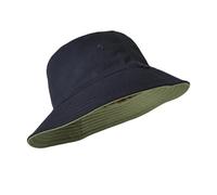 Cappello Da Pescatore Con Approfondimento Allargato A Doppia Faccia A Testa Grande Donna Per Uomo e Donna(Black green,XXL)