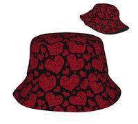 Cappello da Pescatore Cuore di Beautiful Day Impermeabile Cappellino Unisex Cappello da Secchio per Spiaggia Caccia Golf