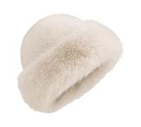 Cappello da pescatore da donna, morbido copricapo invernale antivento, alla , accessorio elegante per la stagione fredda, indossabile, elegante, femminile, protezione dal calore all'aperto, per