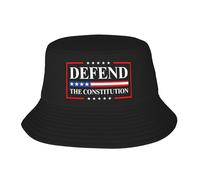 Cappello da Pescatore Defend The Constitution Bucket Hat Pieghevole Cappello A Secchiello Traspirante Cappelli da Pescatore per Escursionismo Vacanze Spiaggia