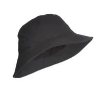 Cappello Da Pescatore Di Grandi Dimensioni A Doppia Faccia Con Approfondimento Allargato Per Uomo e Donna(Black-Black,XL 60-62CM)