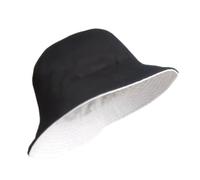 Cappello Da Pescatore Di Grandi Dimensioni A Doppia Faccia Con Approfondimento Allargato Per Uomo e Donna(Black-beige,XL 60-62CM)