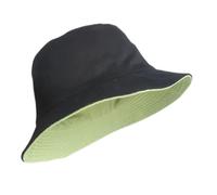 Cappello Da Pescatore Di Grandi Dimensioni A Doppia Faccia Con Approfondimento Allargato Per Uomo e Donna(Black-green,L 57-59CM)