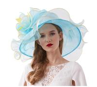 Cappello Da Pescatore Donna Nylon Protezione Uomo Invernale Pieghevole Spiaggia Regolabile Asciugatura Traspirante Alluncinetto Sposa Elegante con Fascinator per Cerimonia e Ricevimento Tè Pomeridiano