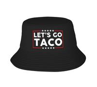 Cappello da Pescatore Funny Let's Go Taco Cappelli A Secchiello Tendenza Buckethat Pieghevole Cappelli da Pescatore per Spiaggia Shopping Campeggio