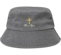 Cappello da Pescatore He Is Risen Jesus Christ Christianty Easter Cappello A Secchiello Traspirante Cappelli da Pescatore Parasole Buckethat per Vacanze Escursionismo Campeggio