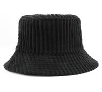 Cappello Da Pescatore In Velluto A Coste Uomo Donna Cappelli Da Pescatore Caldi E Alla Moda Invernali Hat Da Sole A Tesa Larga Per Lavoro E Appuntamenti Cap Streetwear(Black)
