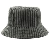 Cappello Da Pescatore In Velluto A Coste Uomo Donna Cappelli Da Pescatore Caldi E Alla Moda Invernali Hat Da Sole A Tesa Larga Per Lavoro E Appuntamenti Cap Streetwear(Gray)