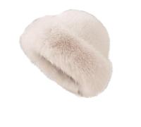 Cappello da pescatore invernale oversize in pelliccia sintetica per donna, cappello da pescatore soffice,cappello caldo e soffice da pescatore peloso da donna per casual, viaggi, sport, sci (Khaki)