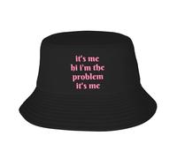 Cappello da Pescatore It's Me Hi I'm The Problem It's Me Bucket Hat Pieghevole Cappello A Secchiello Tendenza Cappelli A Secchiello per Shopping Spiaggia Vacanze