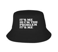 Cappello da Pescatore It's Me Hi I'm The Problem It's Me Cappello A Secchiello Pieghevole Bucket Hat Parasole Buckethat per Escursionismo Campeggio Spiaggia