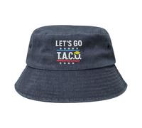 Cappello da Pescatore Let's Go Taco Cappelli A Secchiello Tendenza Bucket Hat Traspirante Buckethat per Escursionismo Vacanze Shopping