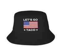 Cappello da Pescatore Let's Go Taco Funny 8647 Cappello A Secchiello Pieghevole Cappelli A Secchiello Tendenza Buckethat per Shopping Spiaggia Escursionismo