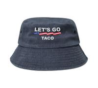 Cappello da Pescatore Let's Go Taco Funny 8647 Cappello A Secchiello Pieghevole Cappelli da Pescatore Parasole Bucket Hat per Shopping Vacanze Campeggio