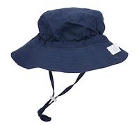 Cappello da Pescatore per Bambini, Cappello da Sole Unisex per Neonato e Bambina Cappello Estivo da Spiaggia Cappellino con Protezione Solare a Tesa Larga(Verde scuro M)