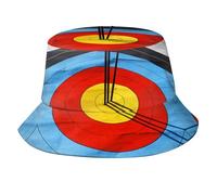 Cappello da pescatore ripiegabile traspirante cappelli da sole per donne uomini adolescenti unisex estate viaggio spiaggia pescatore berretto tiro con l'arco freccia bersaglio