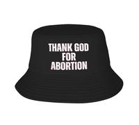 Cappello da Pescatore Thank God for Abortion Pray To End Abortion PRO Cappelli A Secchiello Protezione Cappello A Secchiello Parasole Bucket Hat per Shopping Escursionismo Spiaggia