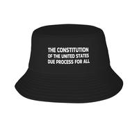Cappello da Pescatore The Constitution of The United States Due Process for all Cappelli da Pescatore Tendenza Cappelli A Secchiello Parasole Buckethat per Campeggio Vacanze Spiaggia