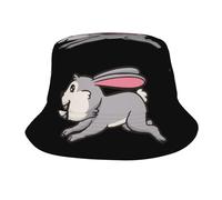 Cappello da Pescatore The Running Rabbit Bucket Hat Pieghevole Buckethat Traspirante Cappelli da Pescatore per Vacanze Spiaggia Escursionismo