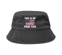 Cappello da Pescatore This Is My Pride Flag American Flag Cappelli A Secchiello Tendenza Buckethat Pieghevole Cappello A Secchiello per Vacanze Spiaggia Campeggio