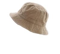Cappello Da Pescatore Uomo A Testa Grande Taglie Forti For In Puro Cotone Sole Per Uomo e Donna(Khaki,XL 58-60cm)