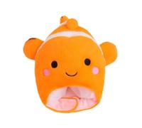 Cappello da pesce arancione, grazioso copricapo per festival, balli in