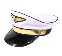 Cappello da pilota dell'aeronautica militare facile da indossare a tema aereo uniforme pilota cappello festival forniture per feste in costume puntello cappello da pilota partito cosplay