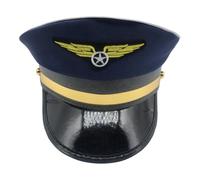 Cappello Da Pilota Uniforme da Cosplay Marinaio Capitano Aviatore
